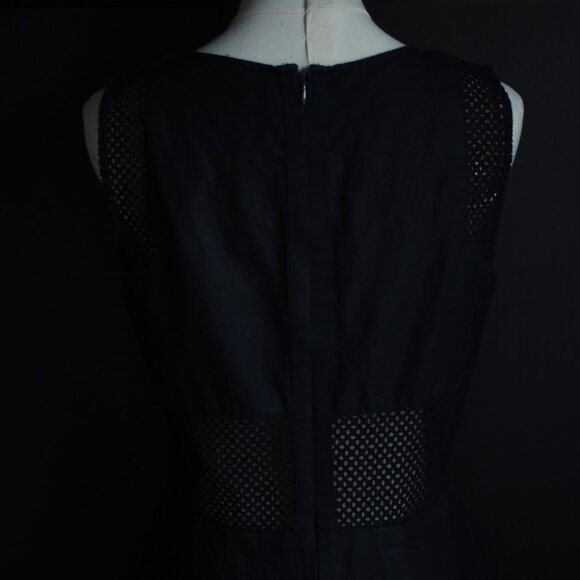 Loft | Sleeveless A-Line Eyelet LBD Dress - Picture 6 of 7